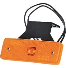 LA30134 Lampa obrysowa LED, prostokątna, 12/24V z przewodem i uchwytem Kramp