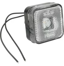 LA30137 Lampa obrysowa LED, kwadratowa, 12/24V z przewodem i uchwytem Kramp