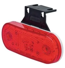 Lampa obrysowa LED, prostokątna, 12/24V czerwona, przykręcana Waś | 1400300535Z