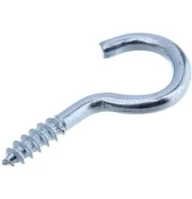 SH025E Wkręt hak 2.3x25 mm otwarty z łbem okrągłym, stal Kramp