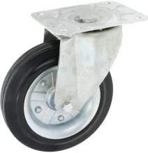 WH5081250 Koło skrętne gumowe Ø 250x60 mm podstawa montażowa: 200x160 mm nośność 350 kg Ro-Carr