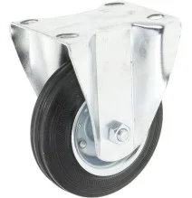 WH5181125 Koło stałe metalowo gumowe Ø 125x37.5 mm podstawa montażowa: 115x95 mm nośność 130 kg Ro-Carr