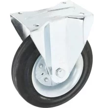 WH5181200 Koło stałe metalowo gumowe z łożyskiem rolkowym Ro-Carr, 200 mm