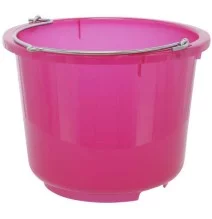 Wiadro przezroczyste, różowe 12 l | 298801 - sklep rolniczy FARMTOM