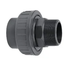 Kształtka przejściowa z PCW z gwintem zew. VdL, 90 mm 3\" | 370090 - sklep rolniczy FARMTOM