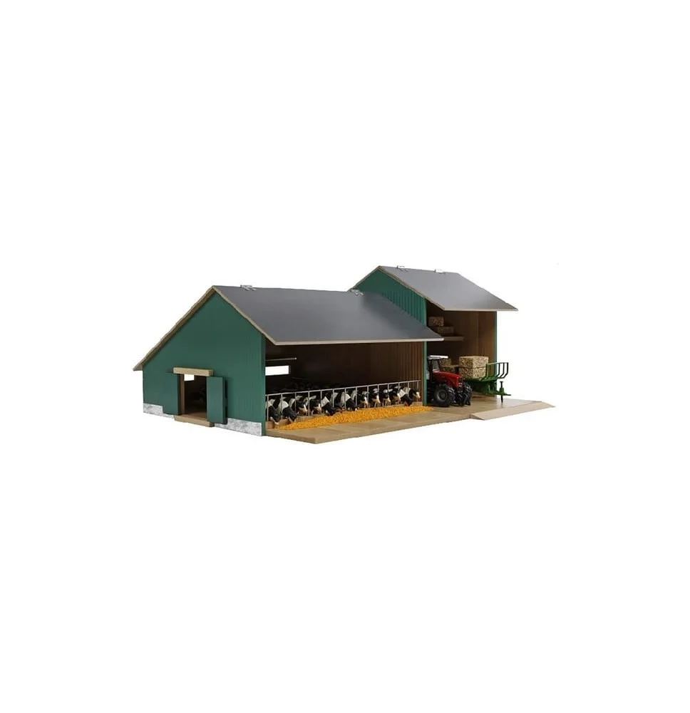 Stajnia z zagrodą 55x72x32 cm 1:32 | 610200 - sklep rolniczy FARMTOM